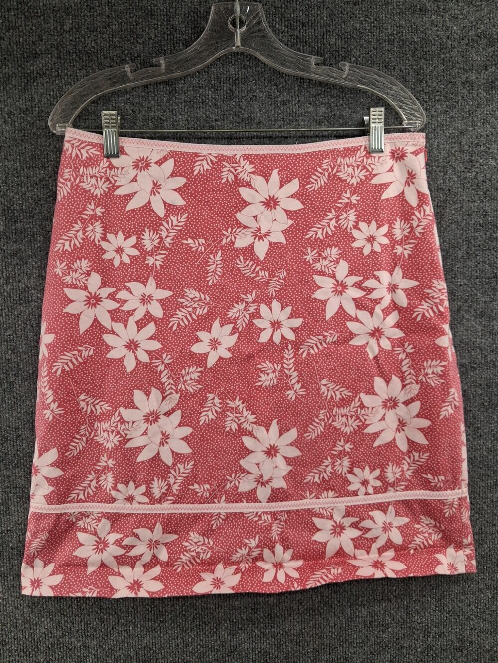 Christopher & Banks Skirt Womens Size 10 Pink Floral
